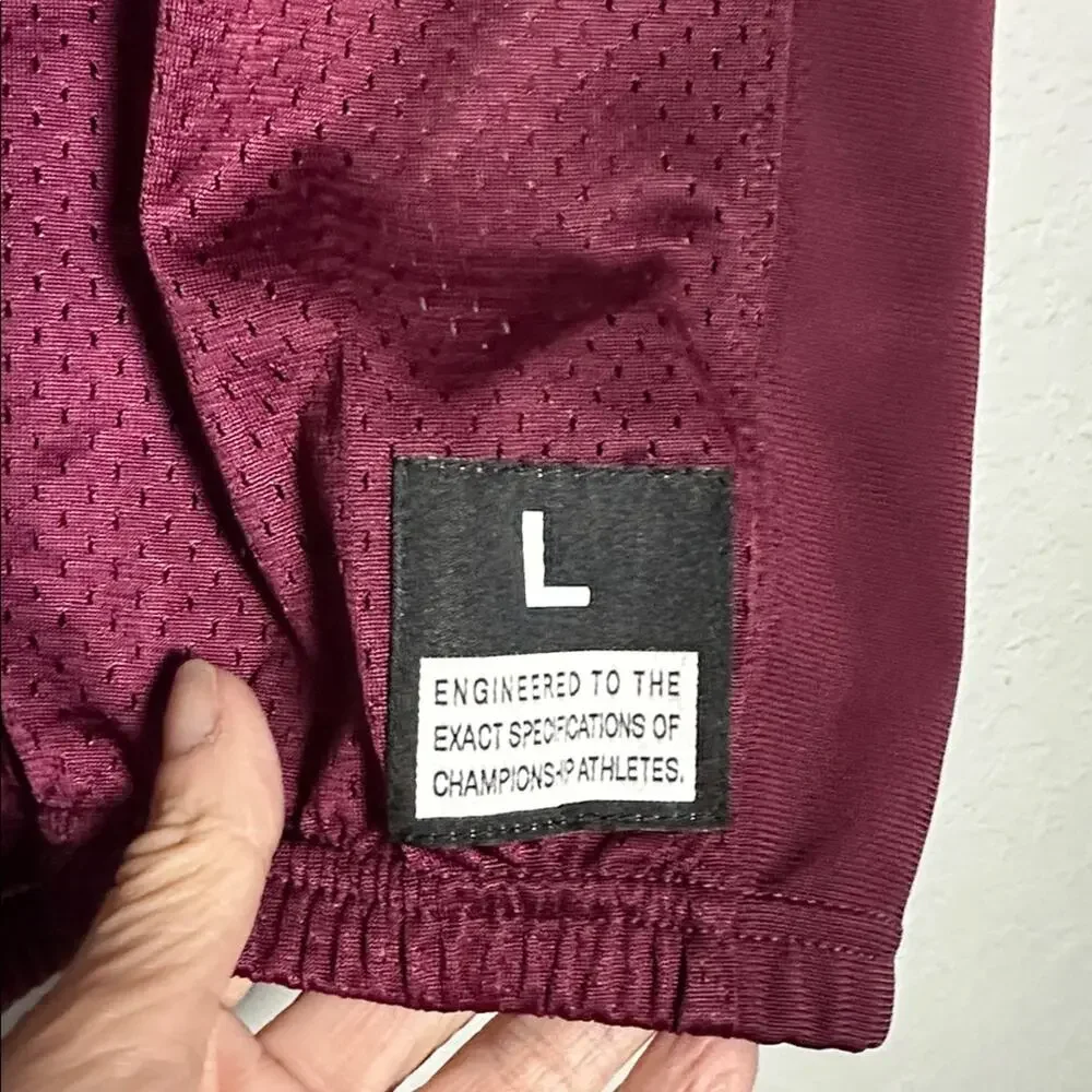 NEW Nike Burgundy Performance Jersey Mesh Boys Large NWT Football Athletic